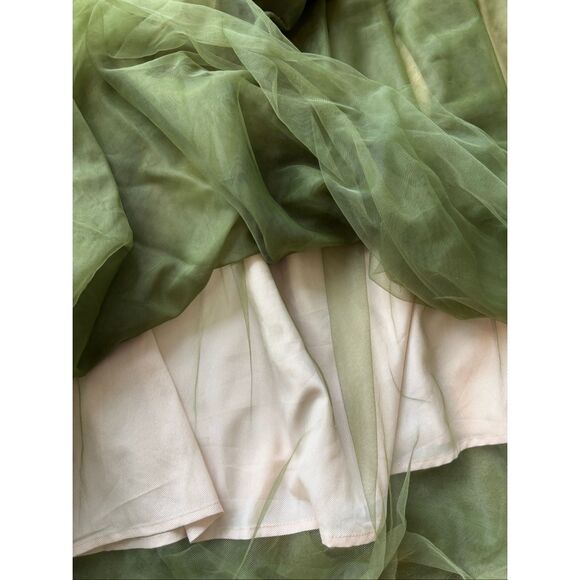 NWT J Crew tulle ball skirt in green Sz 0, $200 B42 - Picture 4 of 6